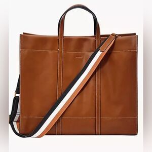 Fossil Carmen Leather Tote